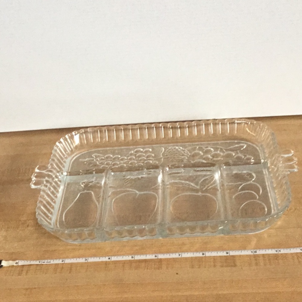 Clear Serving plate